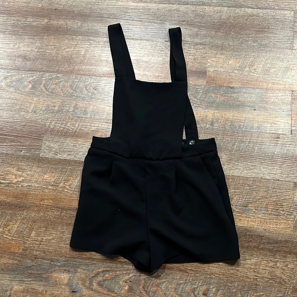 Womens black overalls